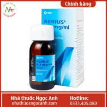 Hộp thuốc Aerius 0,5mg/ml