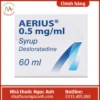 Hộp thuốc Aerius 0,5mg/ml