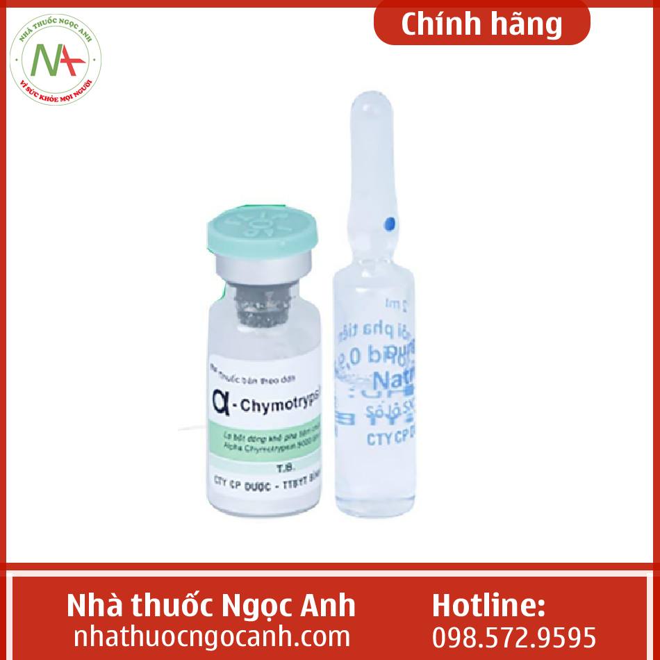 Lọ Alpha-chymotrypsin 5000 UI