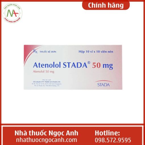 Thuốc Atenolol STADA là thuốc gì?