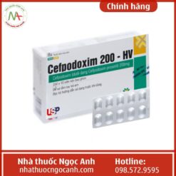 Tác dụng phụ của thuốc Cefpodoxim 200