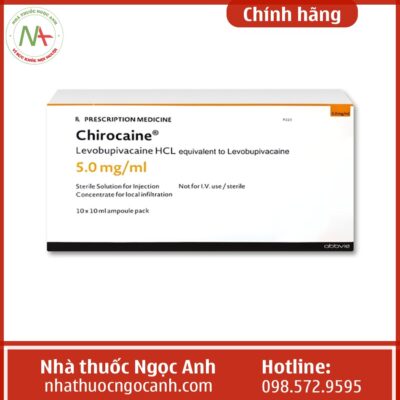 Công dụng Chirocaine