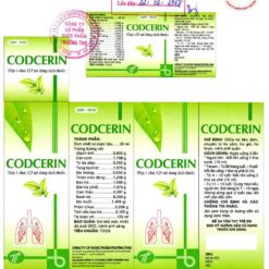 Mẫu nhãn Codcerin