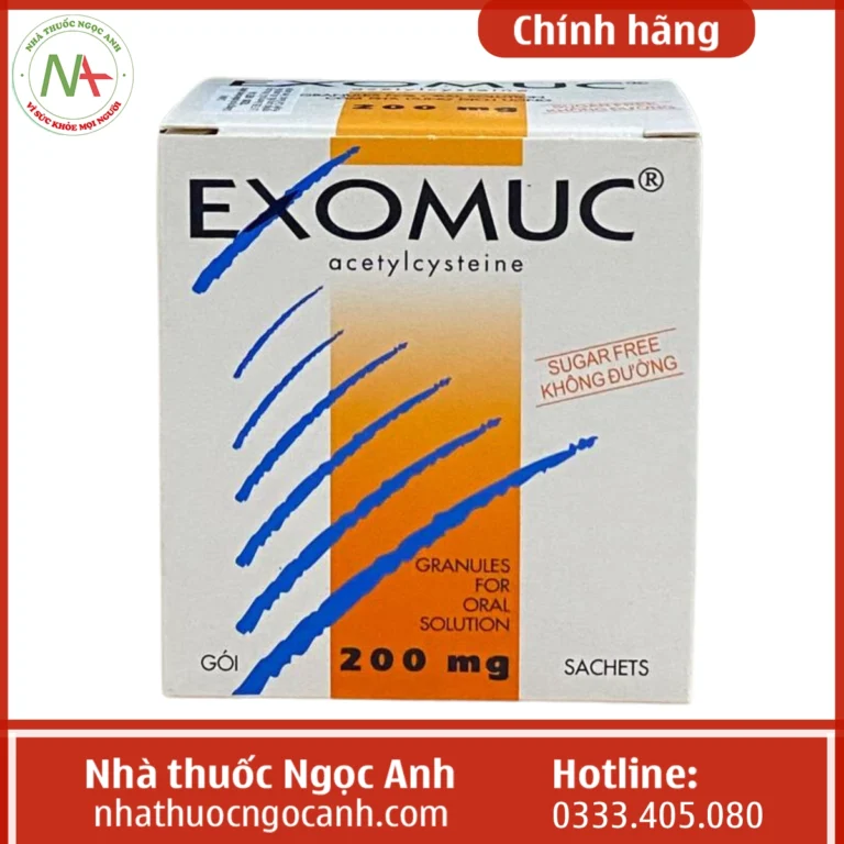 Hộp thuốc Exomuc 200mg