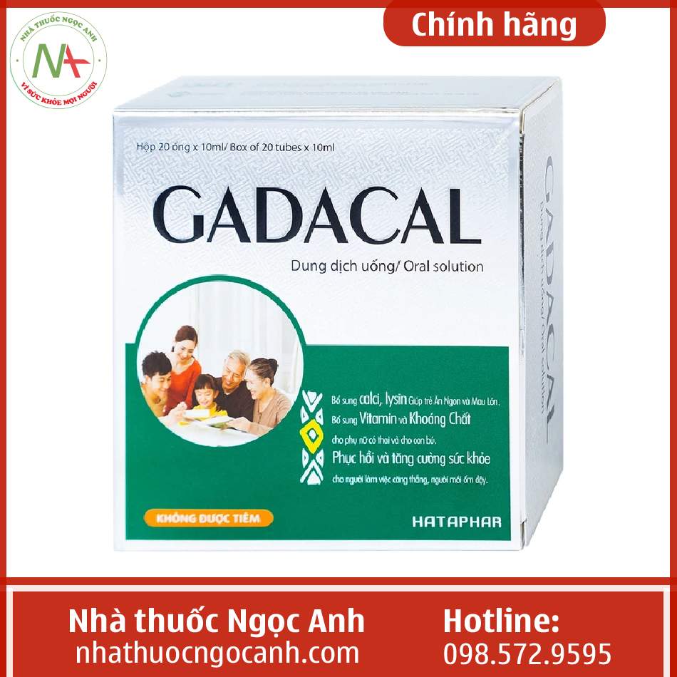 Cách sử dụng và liều lượng dùng thuốc bổ Gadacal như thế nào?
