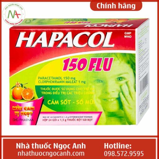 Tác dụng Hapacol 150 Flu