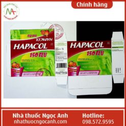Bao bì thuốc Hapacol 150 Flu
