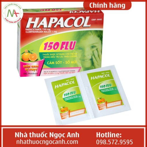 Công dụng Hapacol 150 Flu