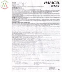 Hướng dẫn sử dụng thuốc Hapacol 150 Flu