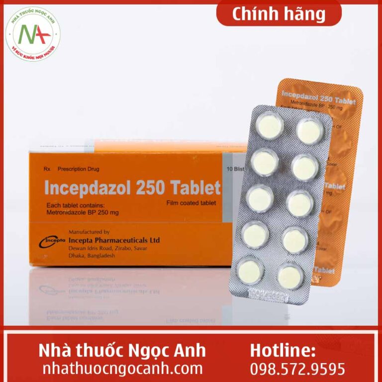 Hộp thuốc Incepdazol 250