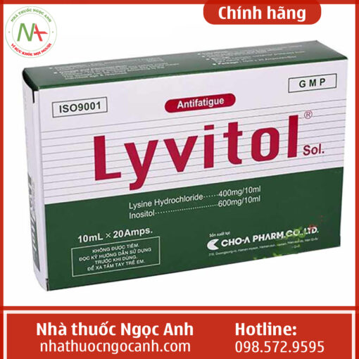 Hộp thuốc Lyvitol Sol