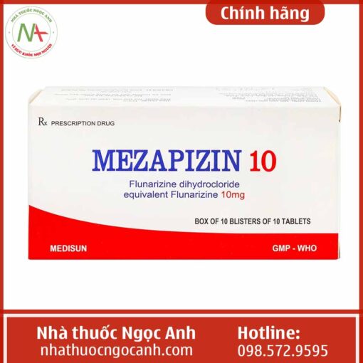 Hộp thuốc Mezapizin 10