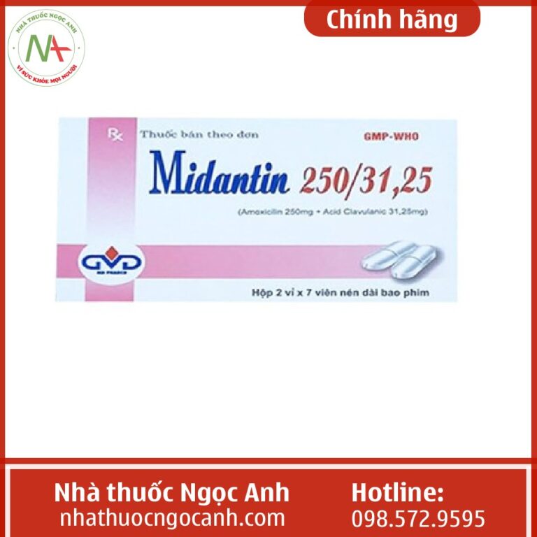 Hình ảnh Midantin 250/31,25