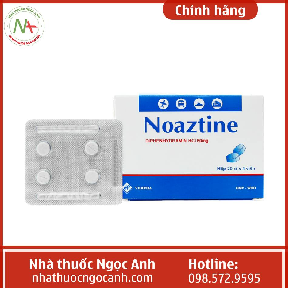 Thuốc chống say Noaztine