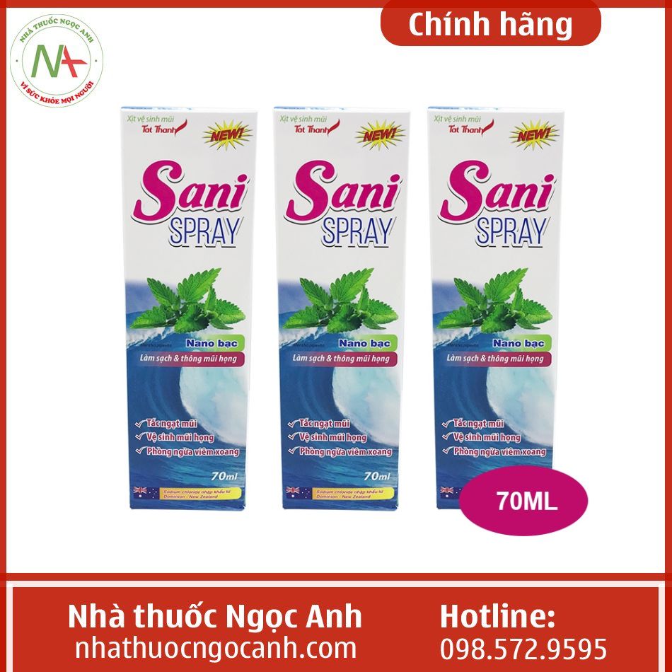 Công dụng của Sani Spray