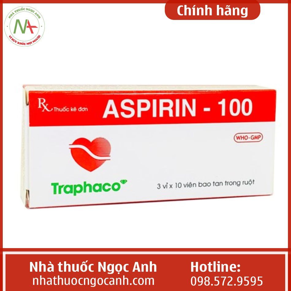 Thuốc Aspirin traphaco giá bao nhiêu?