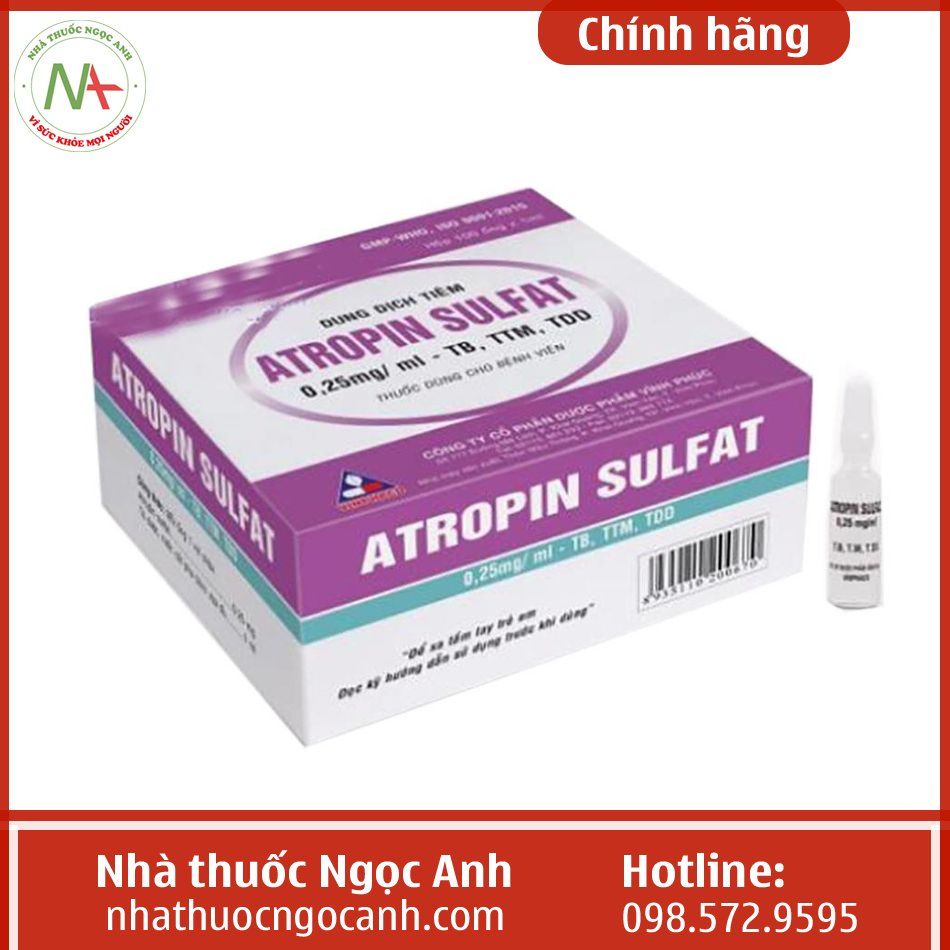 Atropin sulfat là thuốc gì?