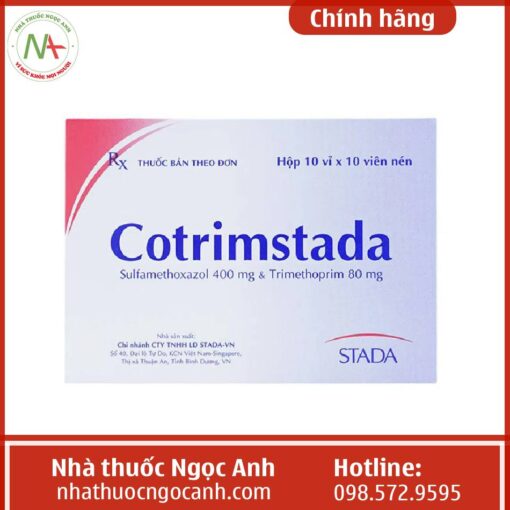 Thuốc điều trị nhiễm khuẩn Cotrimstada