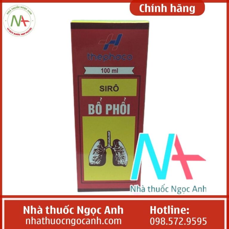 đại diện siro bổ phổi