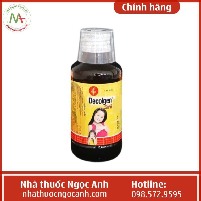 Thuốc Sirô Decolgen liều dùng, có tốt không, giá bao nhiêu, mua ở đâu