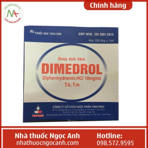 Hình ảnh thuốc Dimedrol 10mg/1ml
