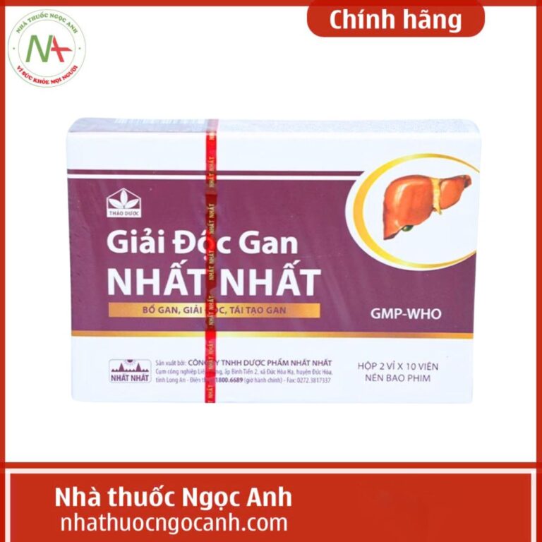 Viên nén Giải Độc Gan Nhất Nhất hạ men gan, tăng cường chức năng gan, bổ gan (2 vỉ x 10 viên)