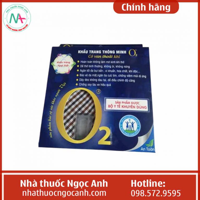 Hình ảnh hộp khẩu trang thông minh O2