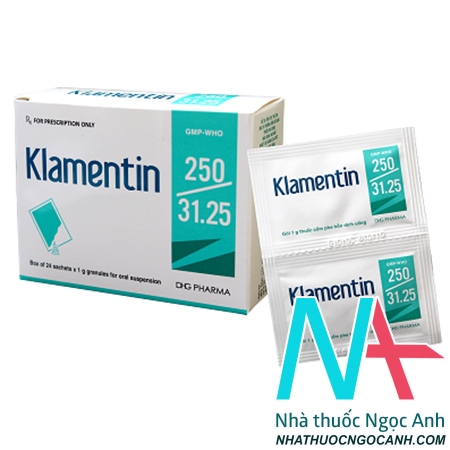 thuốc Klamentin 250/31,25