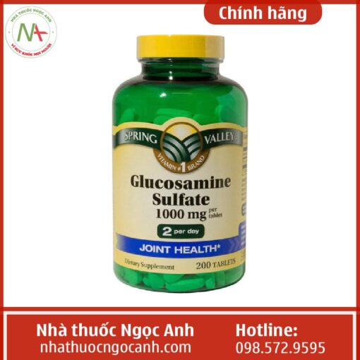 Công dụng spring valley glucosamine sulfate