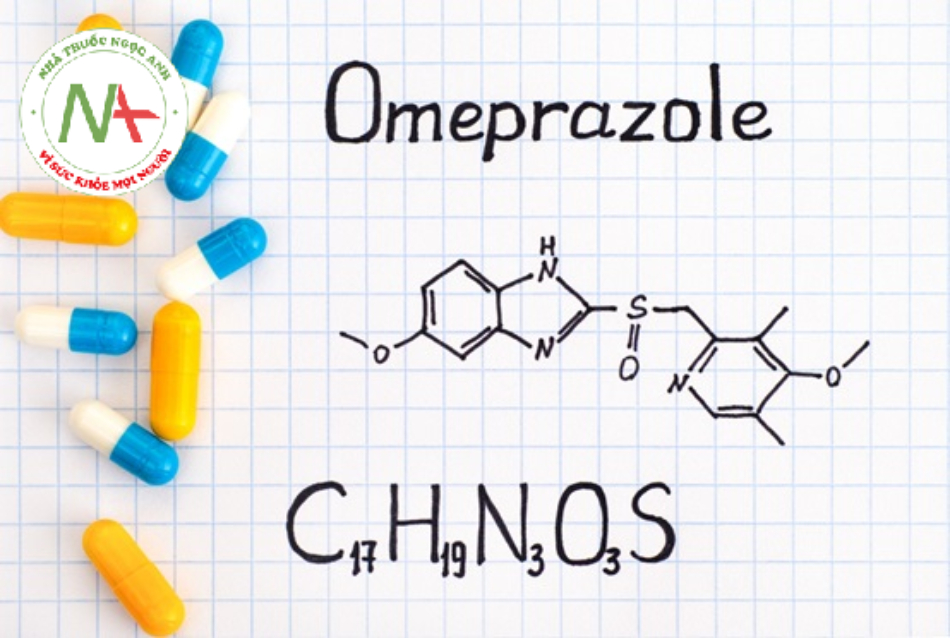 Công thức cấu tạo của hoạt chất Omeprazole