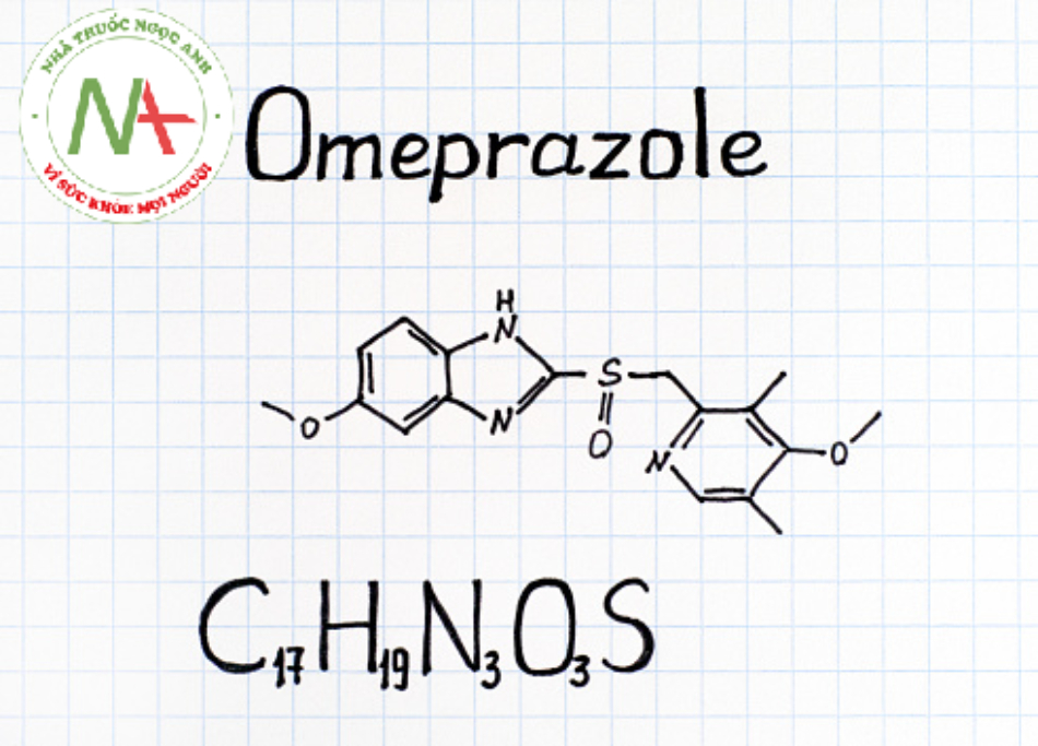 Công thức cấu tạo của Omeprazole 