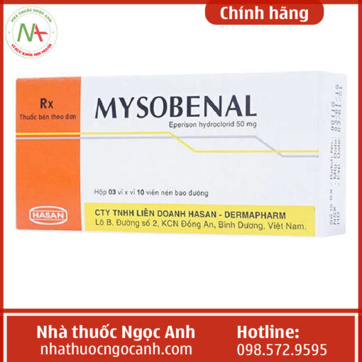 thuốc Mysobenal giá bao nhiêu