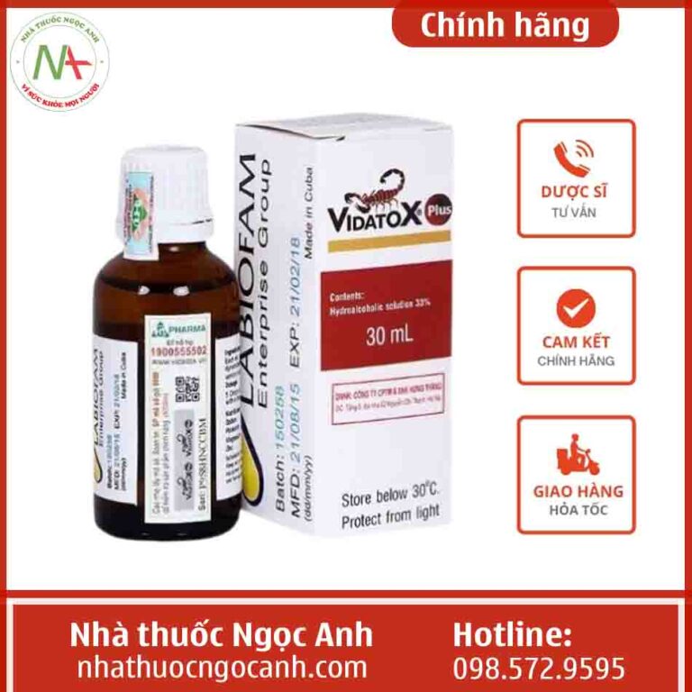 Hộp Vidatox Plus