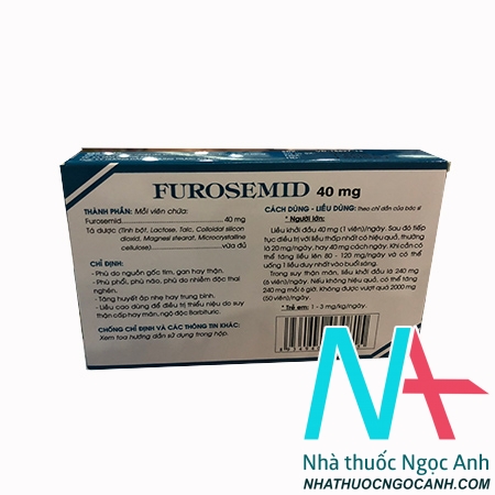 Hộp thuốc furosemid