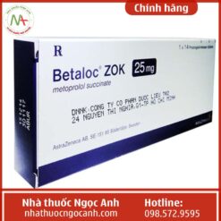 Hình ảnh thuốc Betaloc Zok 25mg