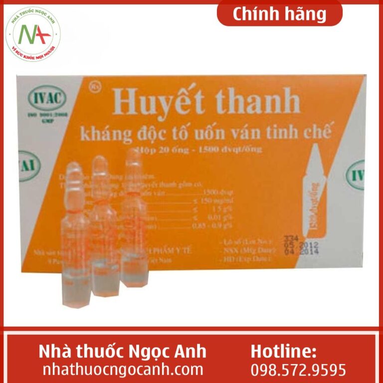 Hình ảnh Huyết thanh kháng độc tố uốn ván tinh chế (SAT)