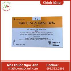 Công dụng Kali Clorid Kabi 10%