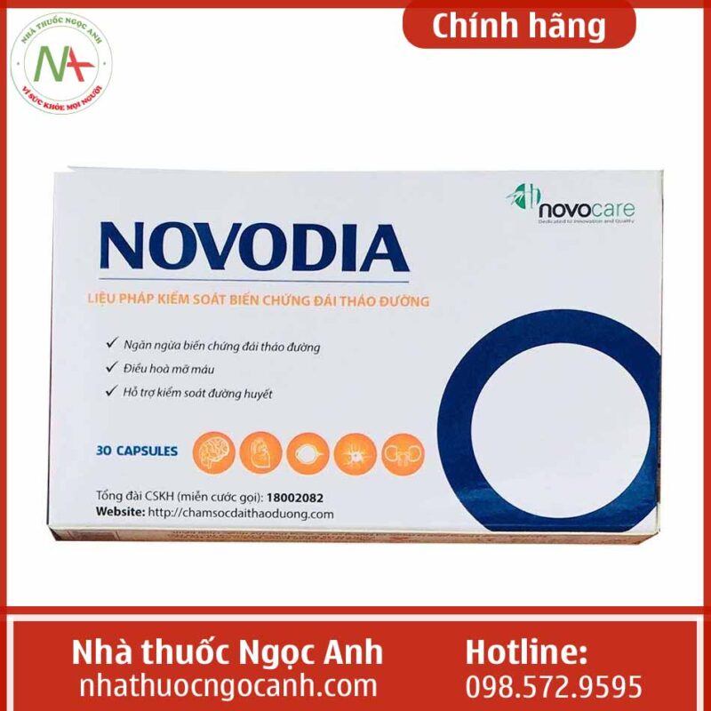 Novodia Thuốc Novodia là thuốc gì, có tác dụng gì, giá bao nhiêu, mua ở đâu