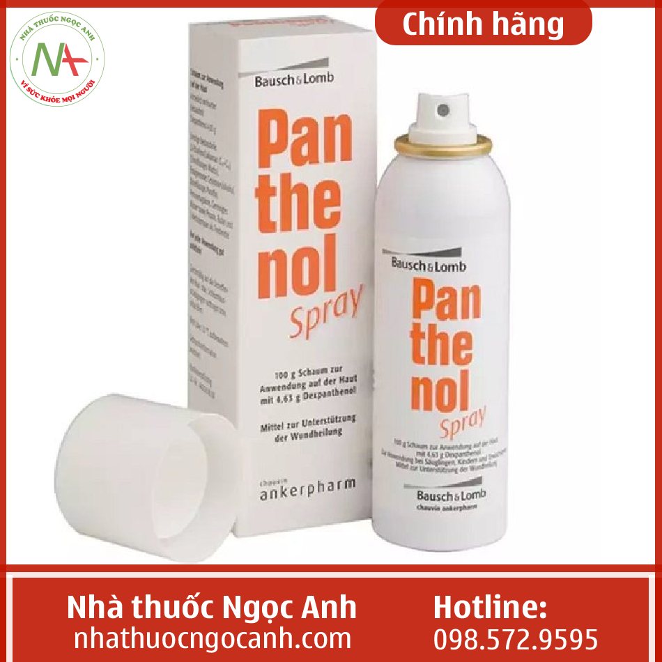 Cách sử dụng thuốc xịt Panthenol Spray