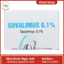 Cơ chế tác dụng Sovalimus 0,1% 10g