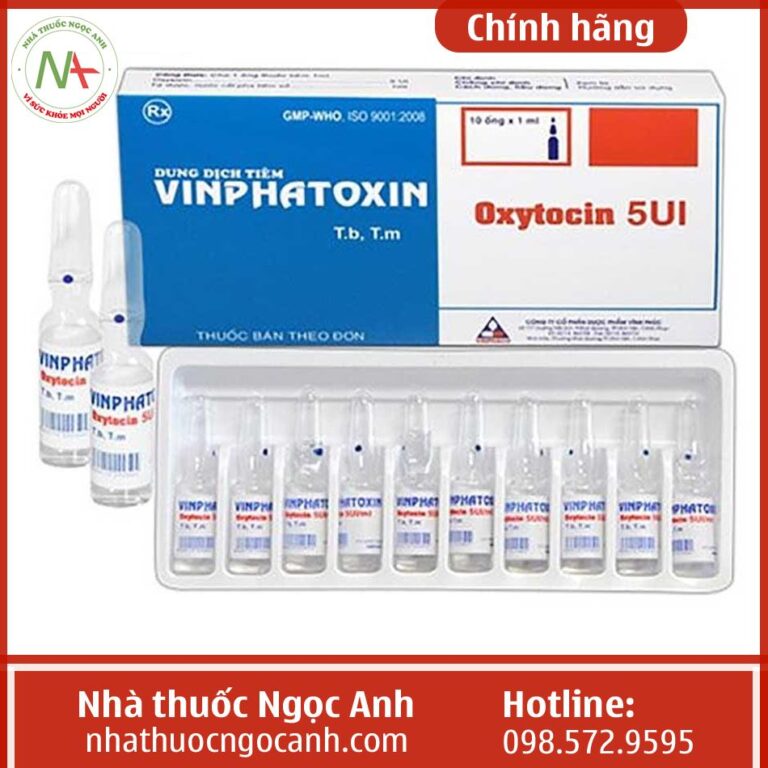 thuốc Vinphatoxin 5UI (Hộp 10 ống)