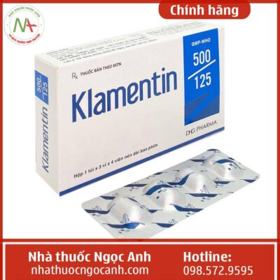 Hôp thuốc Klamentin 500/125