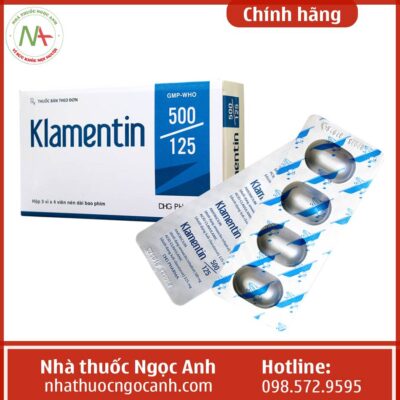 Hôp thuốc Klamentin 500/125