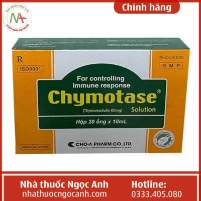 Hộp thuốc Chymotase
