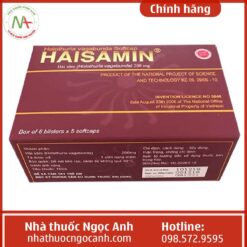 Hộp thuốc Haisamin