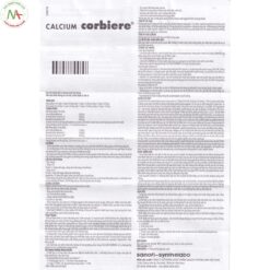 Hướng dẫn sử dụng thuốc Calcium Corbies 10ml