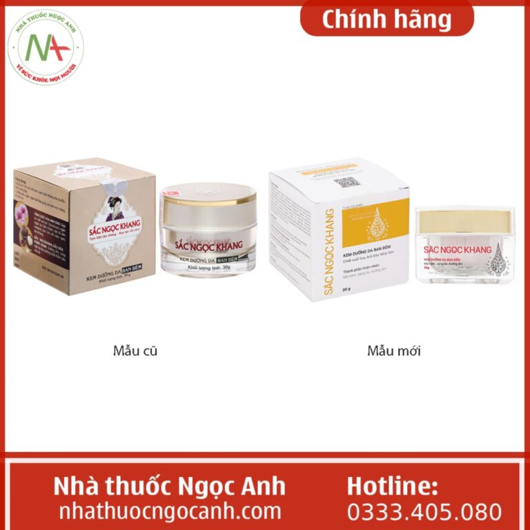 Kem dưỡng da ban đêm Sắc Ngọc Khang 30g mẫu cũ và mới