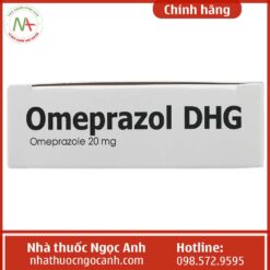 Hộp thuốc Omeprazol DHG 20mg