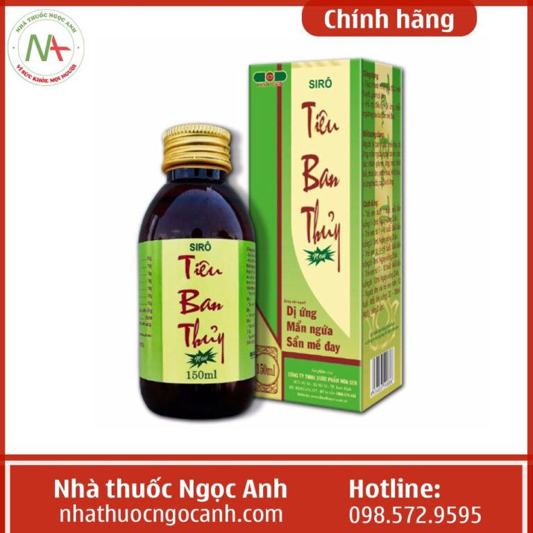 Hình ảnh Siro Tiêu Ban Thủy