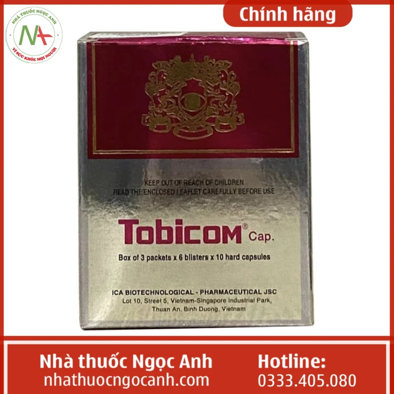 Hộp thuốc Tobicom Cap